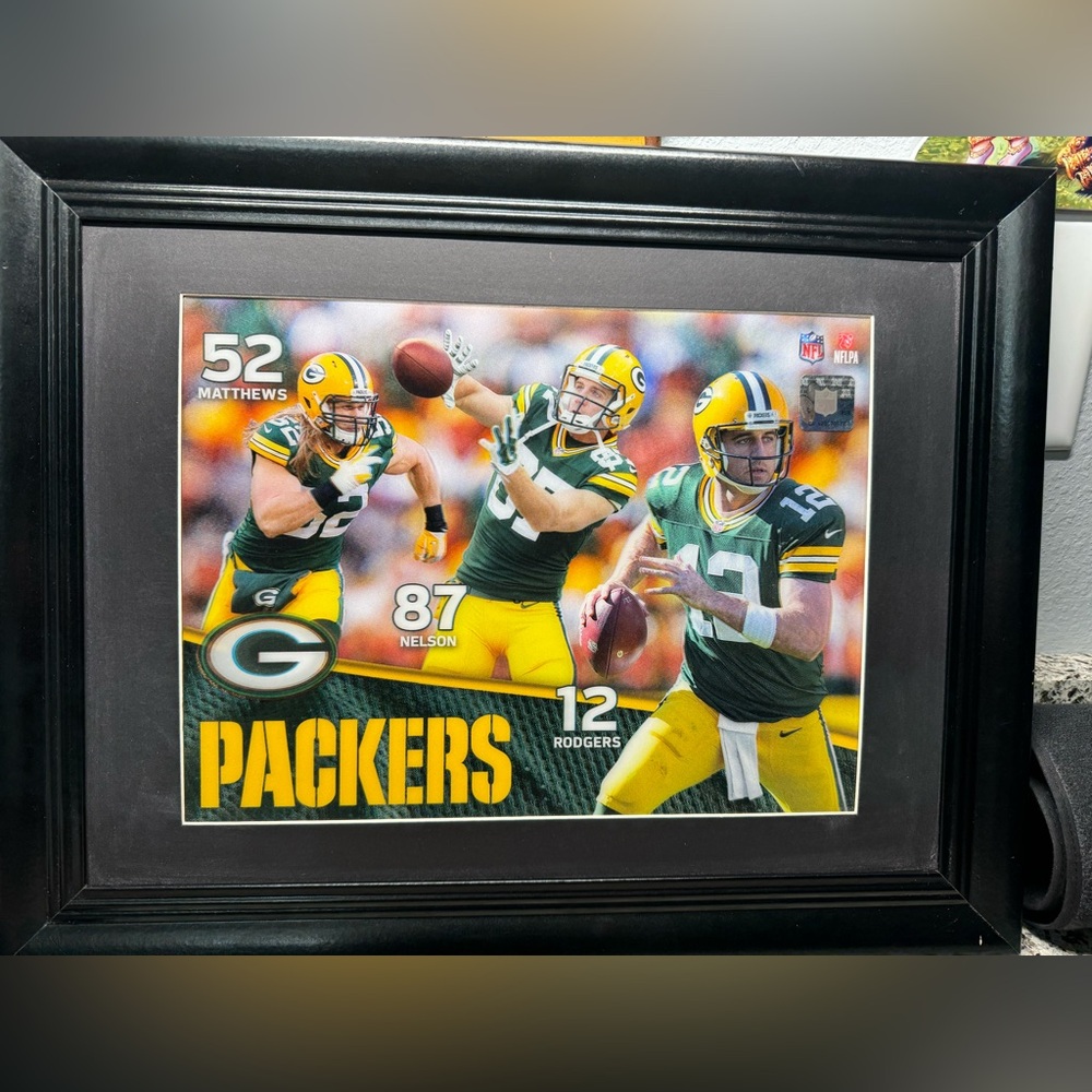 Official NFL packers frame